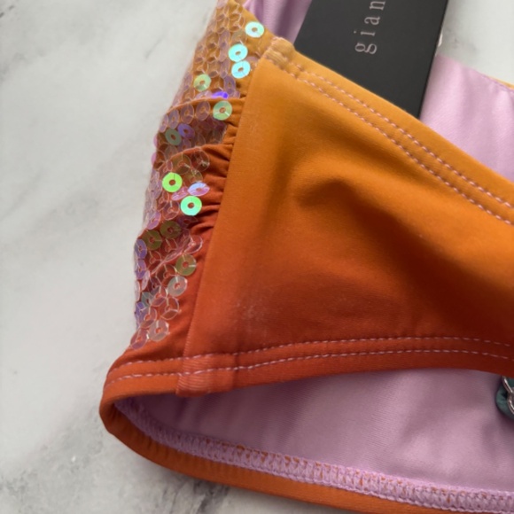 Gianni Bini x Dannijo New Sequin Frankie Top & Jacinda Bikini Bottom Set Swim M - Picture 4 of 8